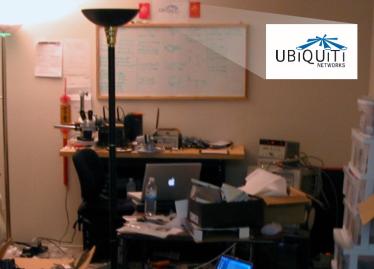 Ubiquiti's first office, 2005
